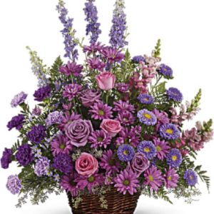 Gracious Lavender Basket